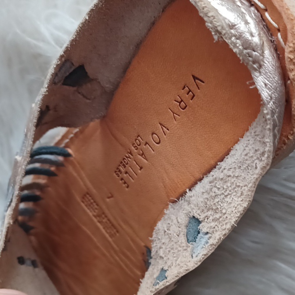 Very Volatile Leather Sandals View 5